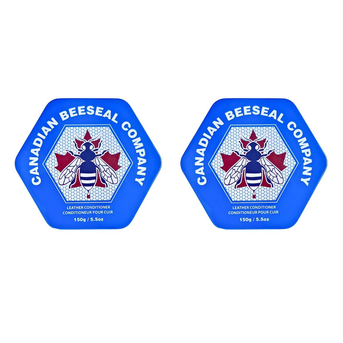 Pack of Two Canadian Beeseal Leather Conditioner 150g 5.5oz | Leather Care