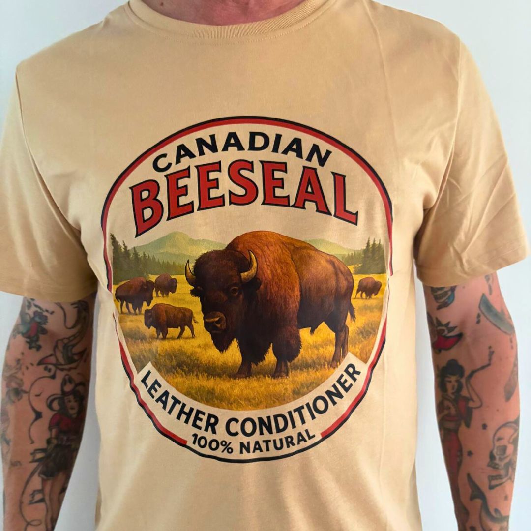 T-Shirt Collab with Hostile Western | Bison | Canadian Beeseal