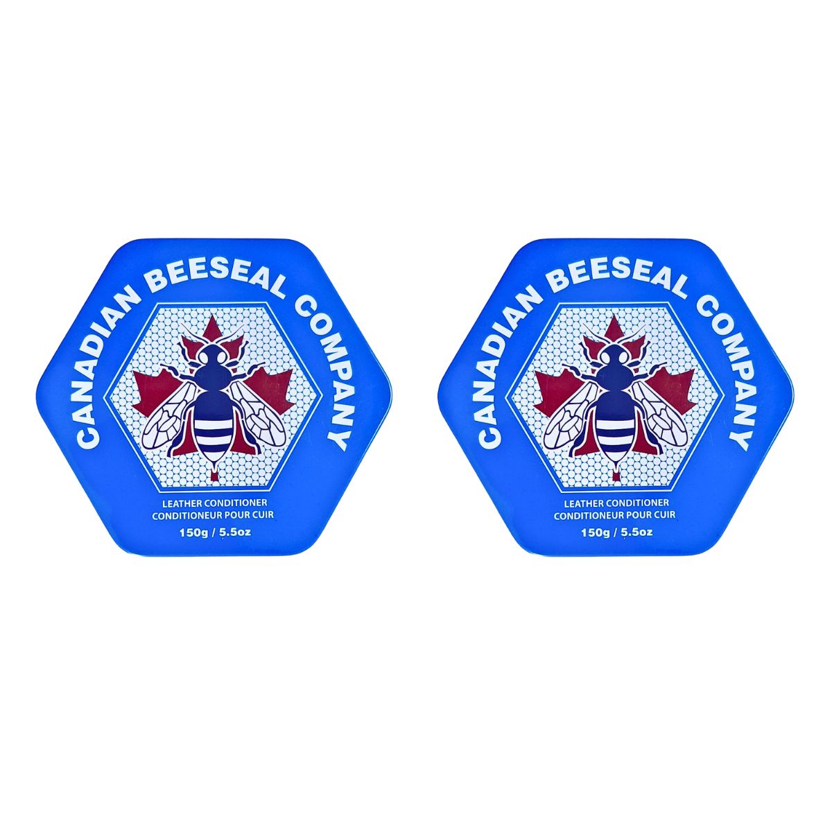 Pack of Two Canadian Beeseal Leather Conditioner 150g 5.5oz