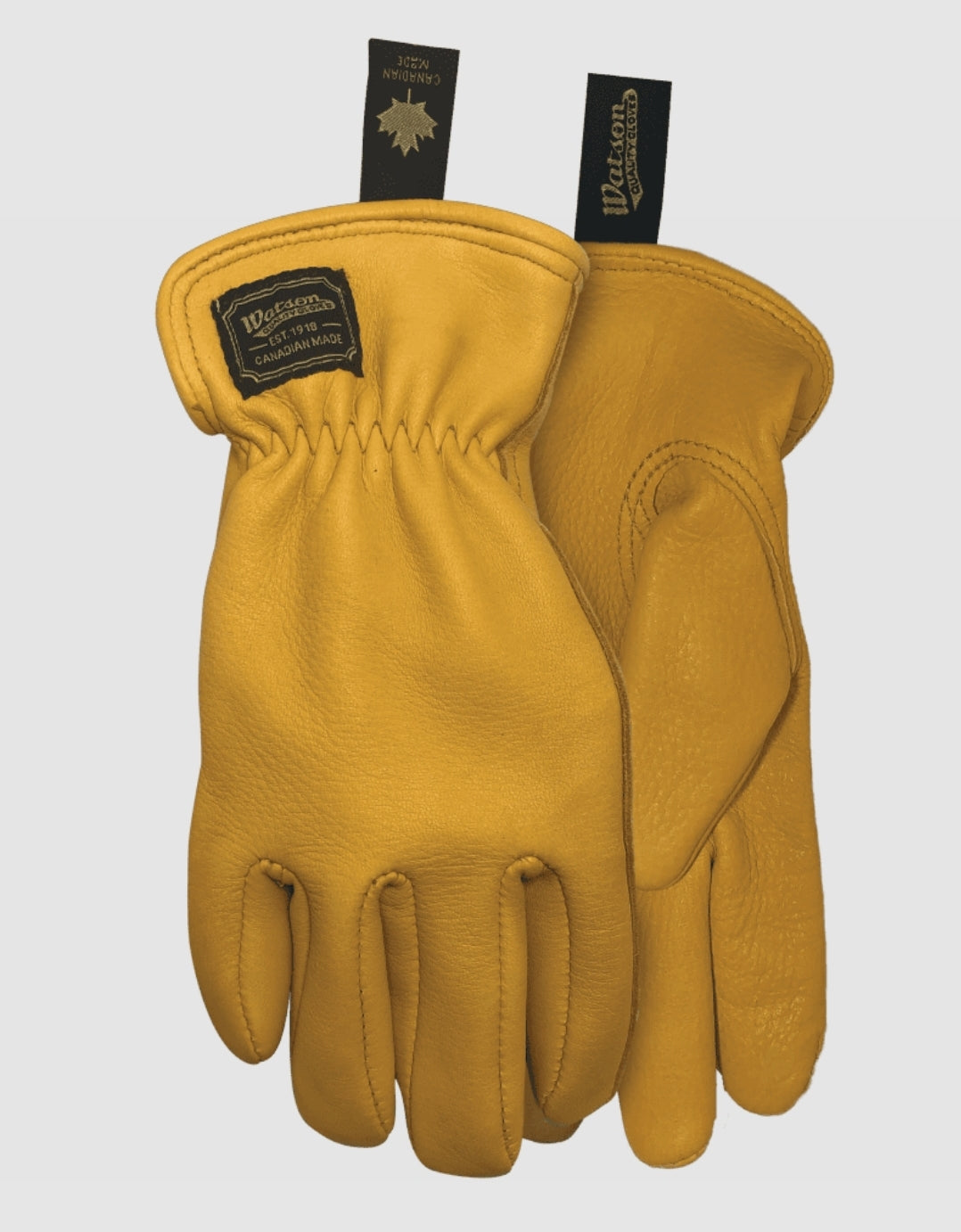 Gants Watson | 9597 Le Duke avec doublure polaire | Cuir de cerf | Hiver