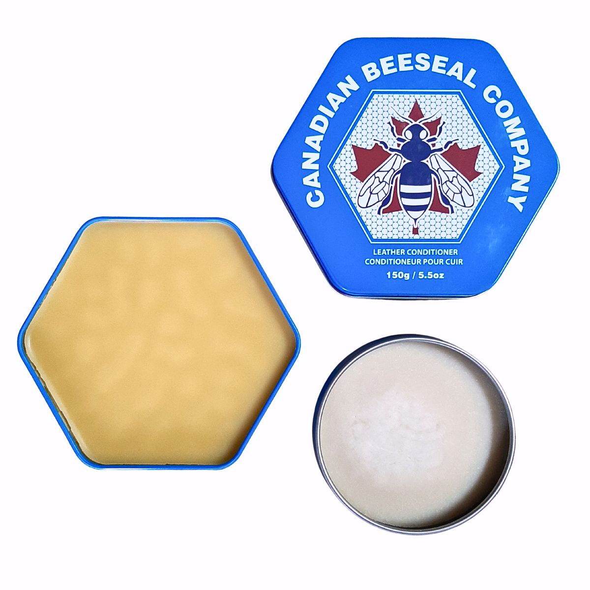 Canadian Beeseal - Leather Conditioner - Pack of 2x150g/5.5oz + 1 Saddle Soap 100g